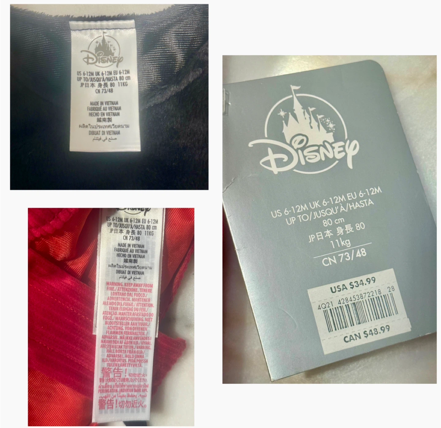 Brand new Disney Store Mickey Mouse Mouseketeer Costume - photo 5