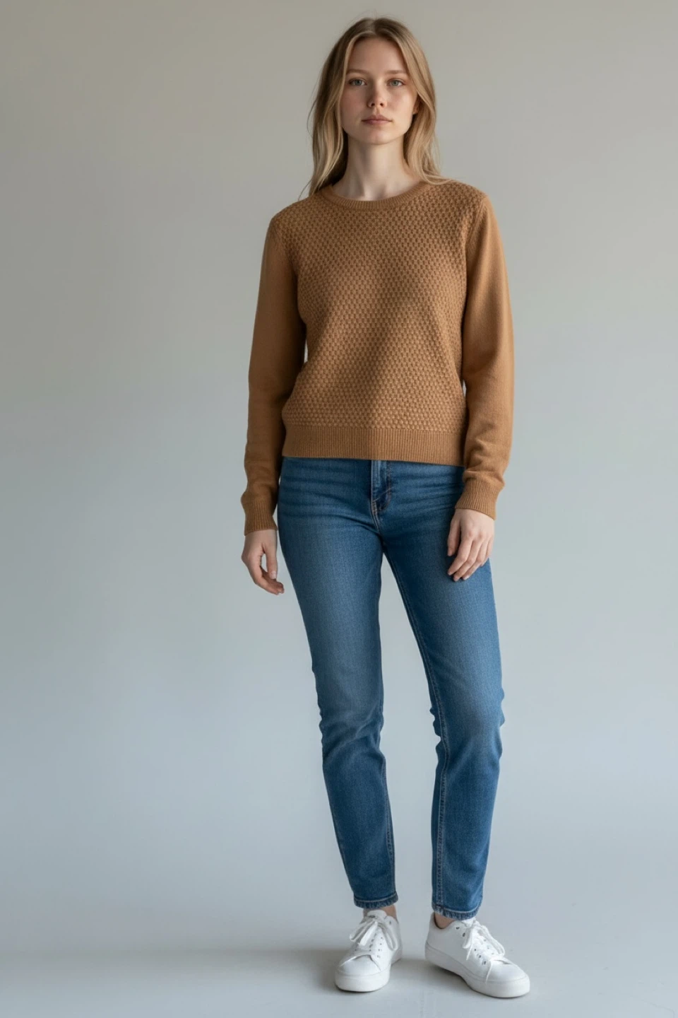 Brown Knit Sweater