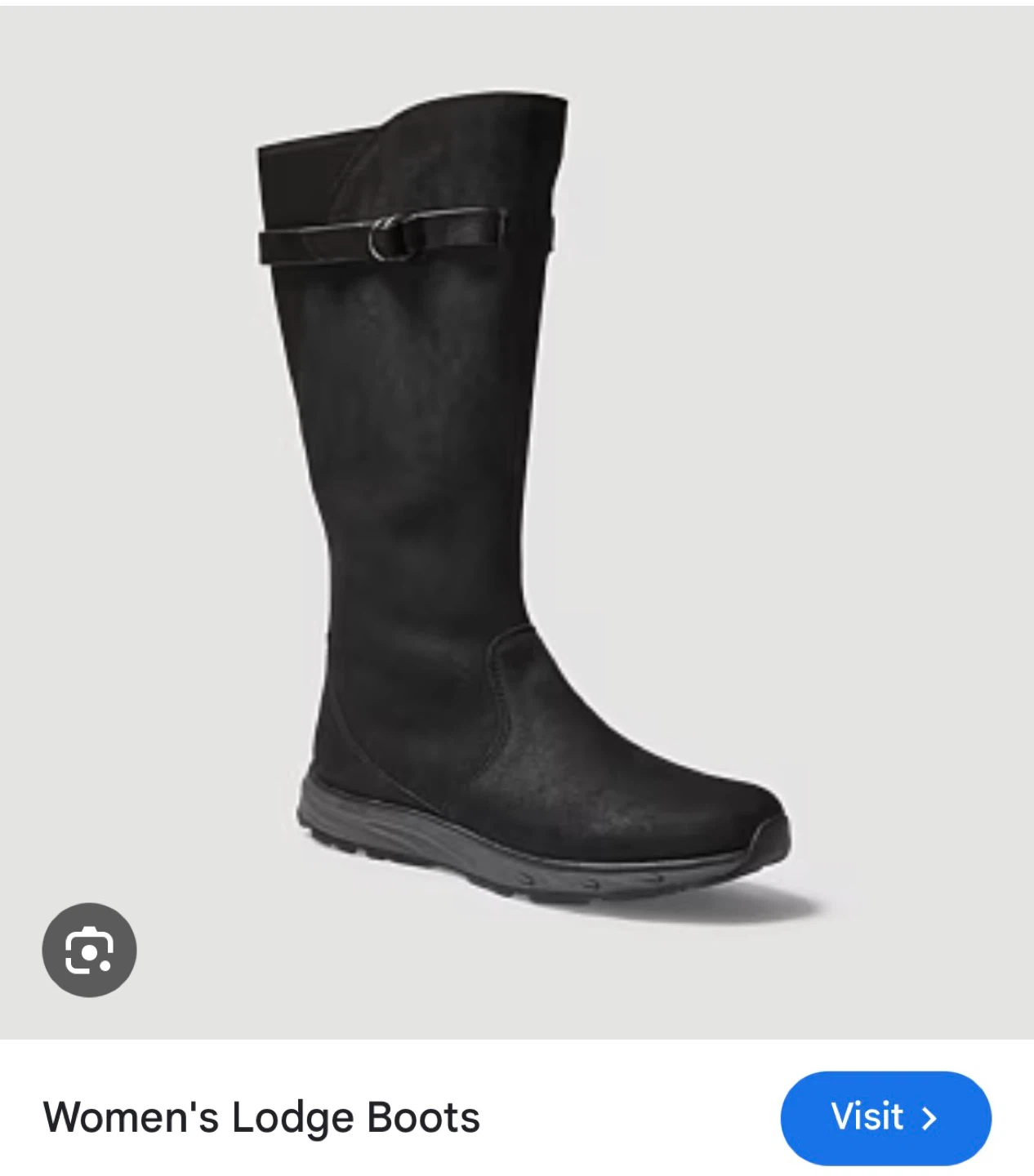 NWT - 7.5 Black Eddie Bauer Women's Lodge Boots