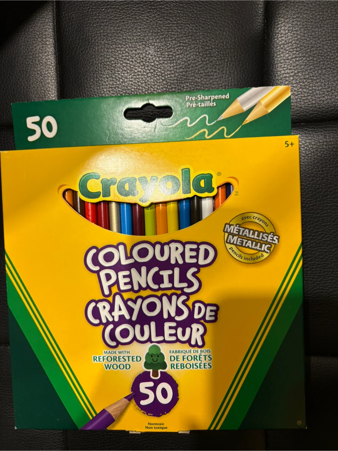 Crayola 50 Coloured Pencils - Pre-Sharpened
