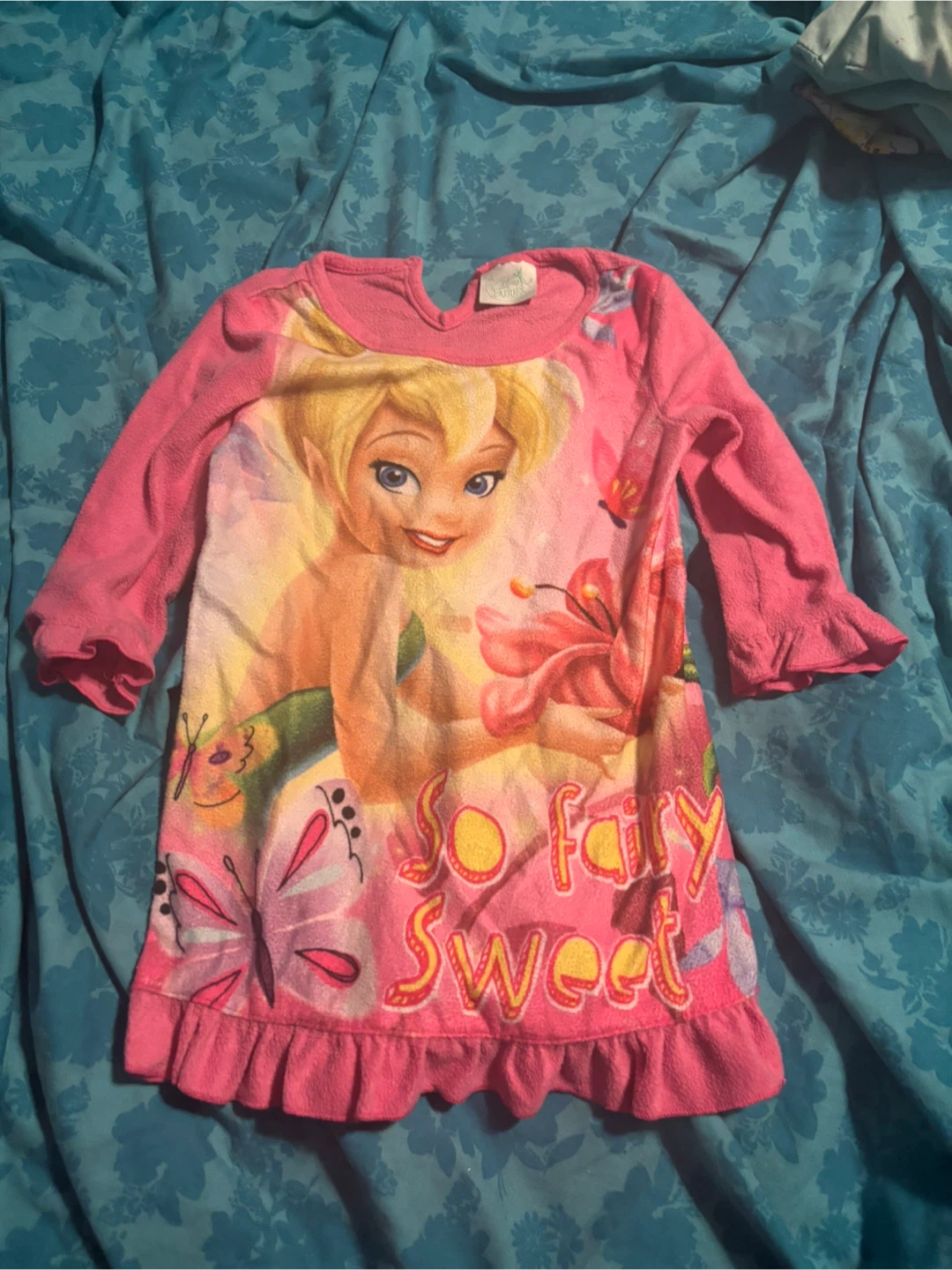 Disney Tinkerbell Nightgown - Size 2T