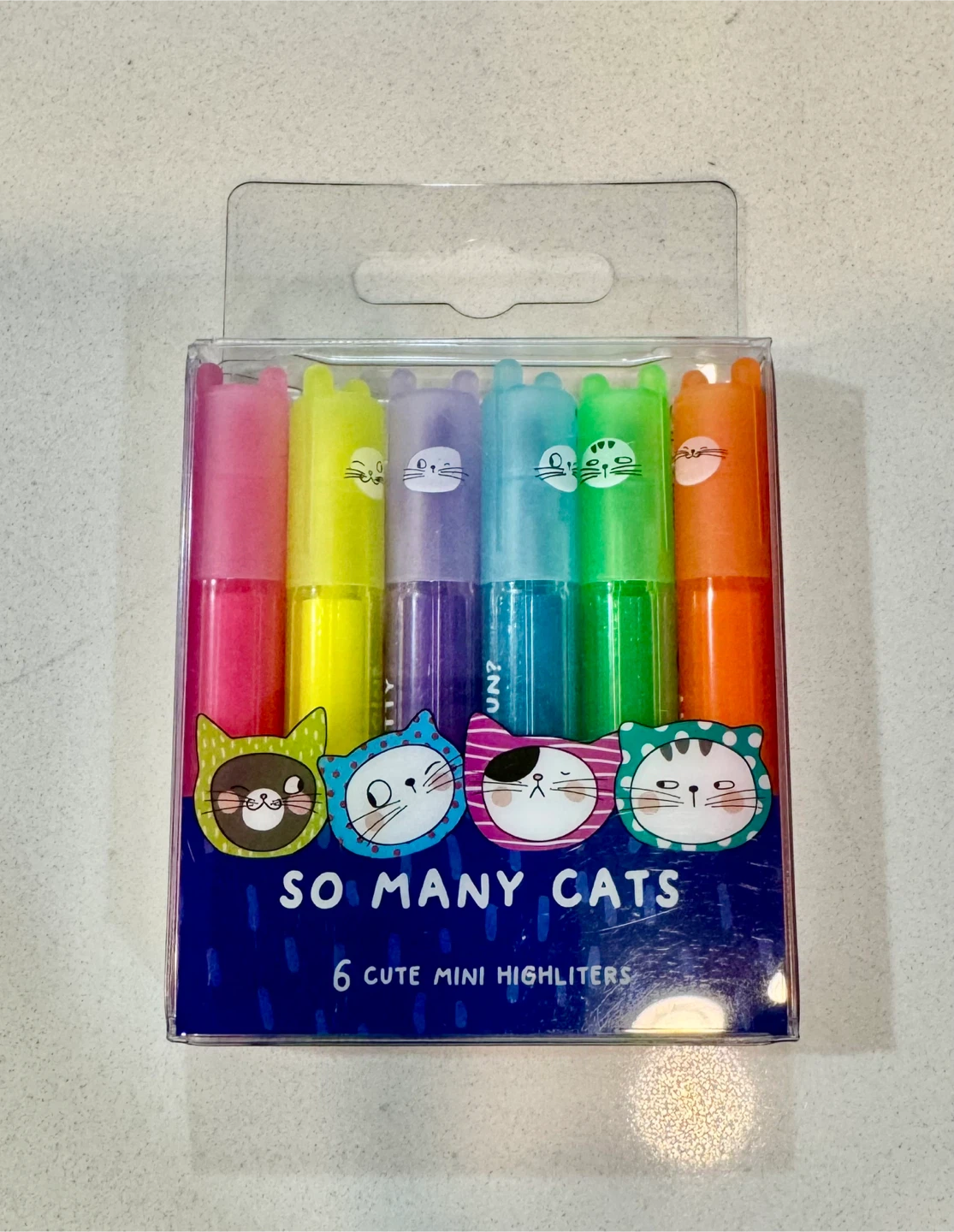 So Many Cats Mini Highlighters _6 Pack_NWT - photo 2