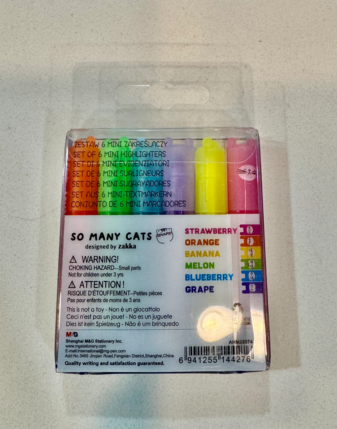 So Many Cats Mini Highlighters _6 Pack_NWT - photo 3
