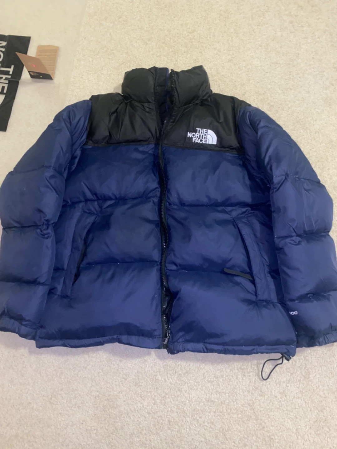 The North Face Puffer Jacket - Blue and Black - photo 2
