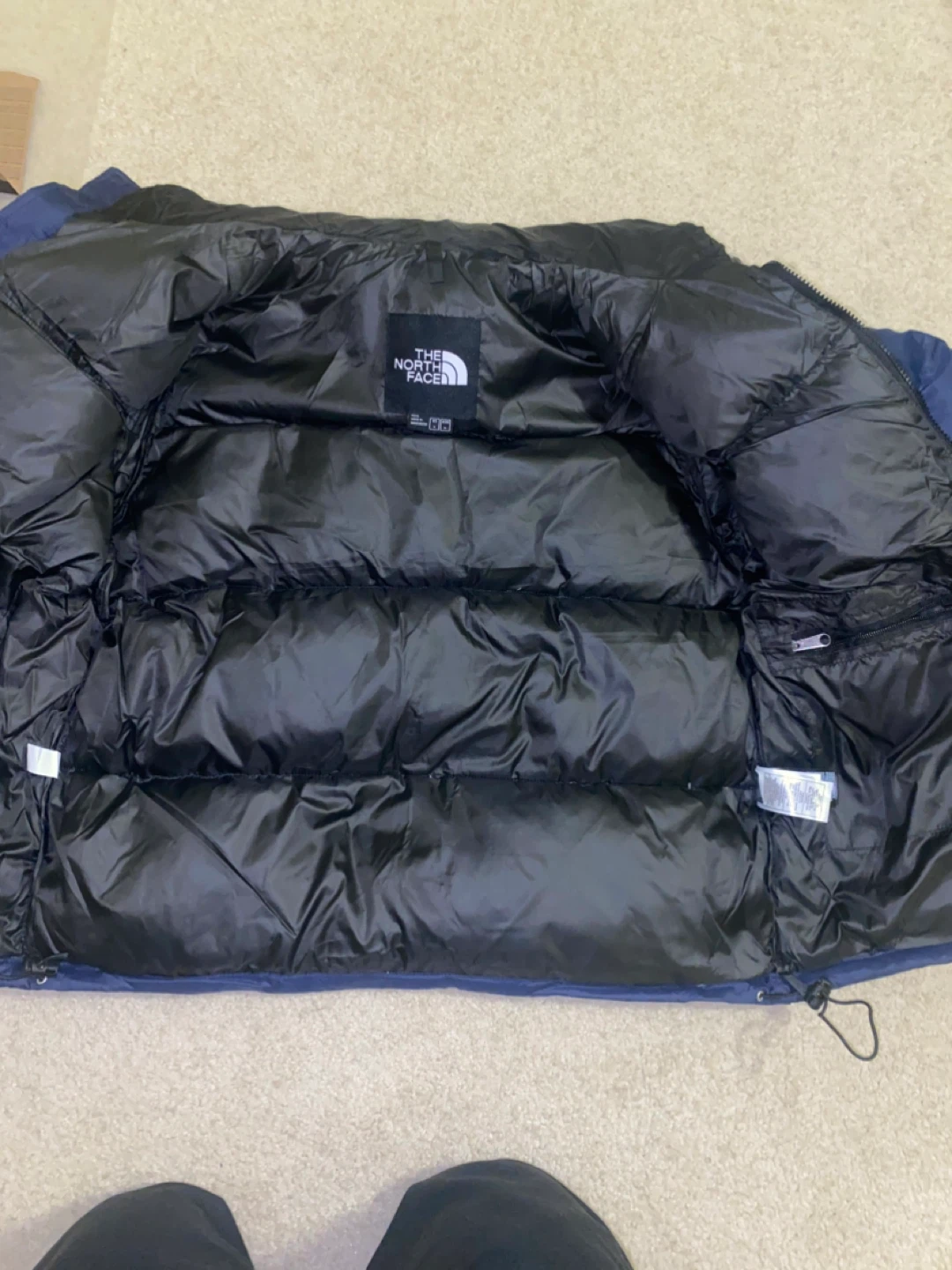 The North Face Puffer Jacket - Blue and Black - photo 3
