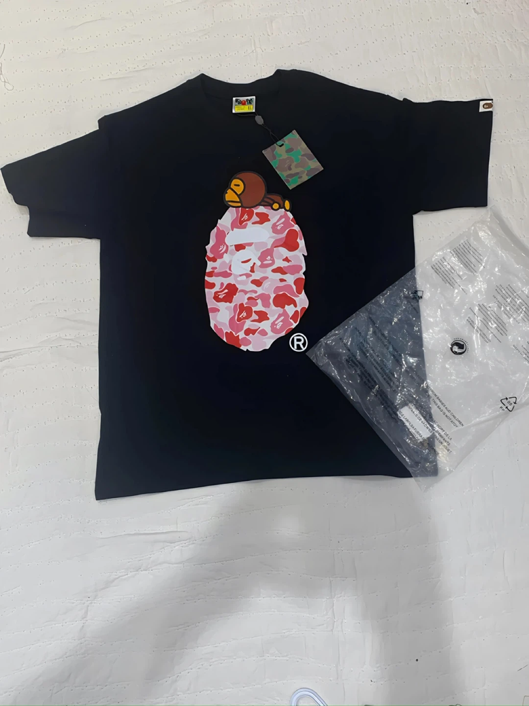 *BEST OFFER* Bape tee in pink (read description)