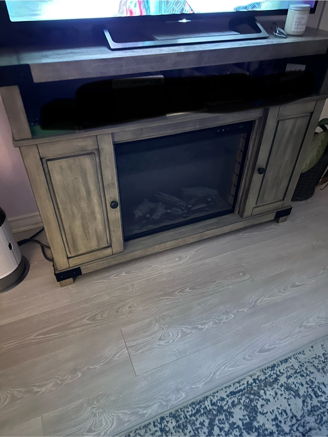 Fireplace TV Stand