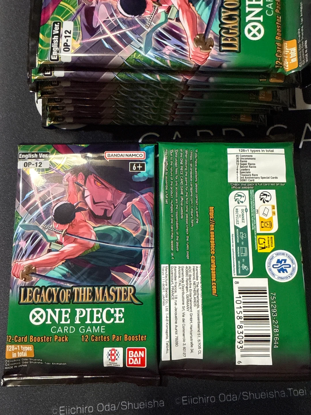 11 x Legacy of the Master One Piece Card Game Booster Pack - photo 2