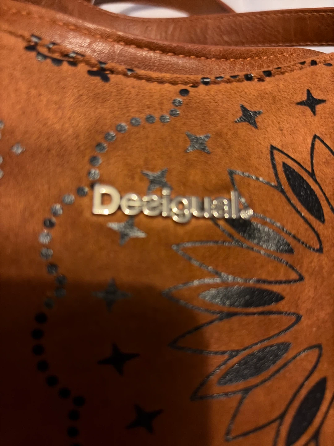 Desigual Brown Suede Shoulder Bag - photo 2