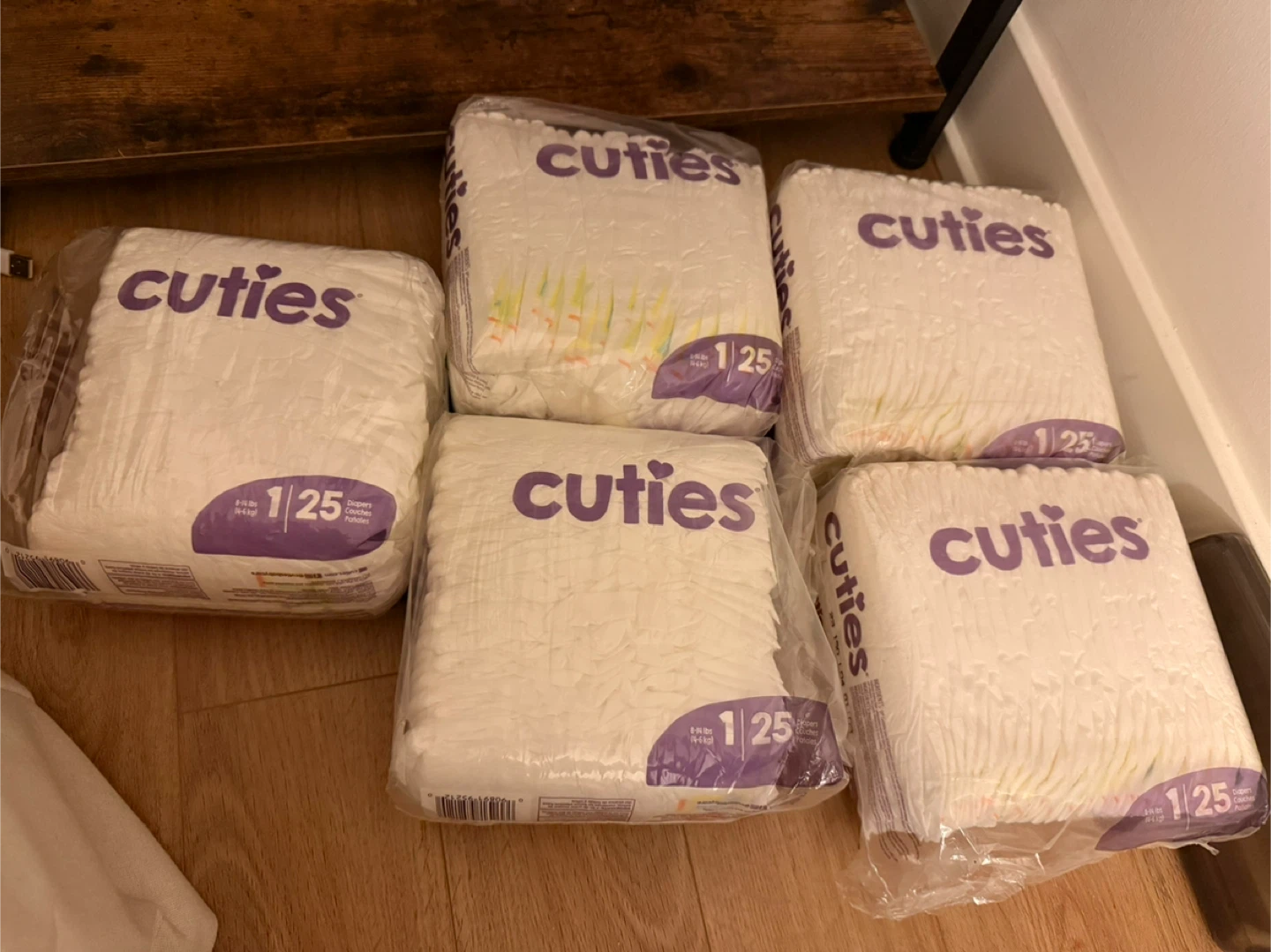 Diapers   Cuties Size 1 (125 count)