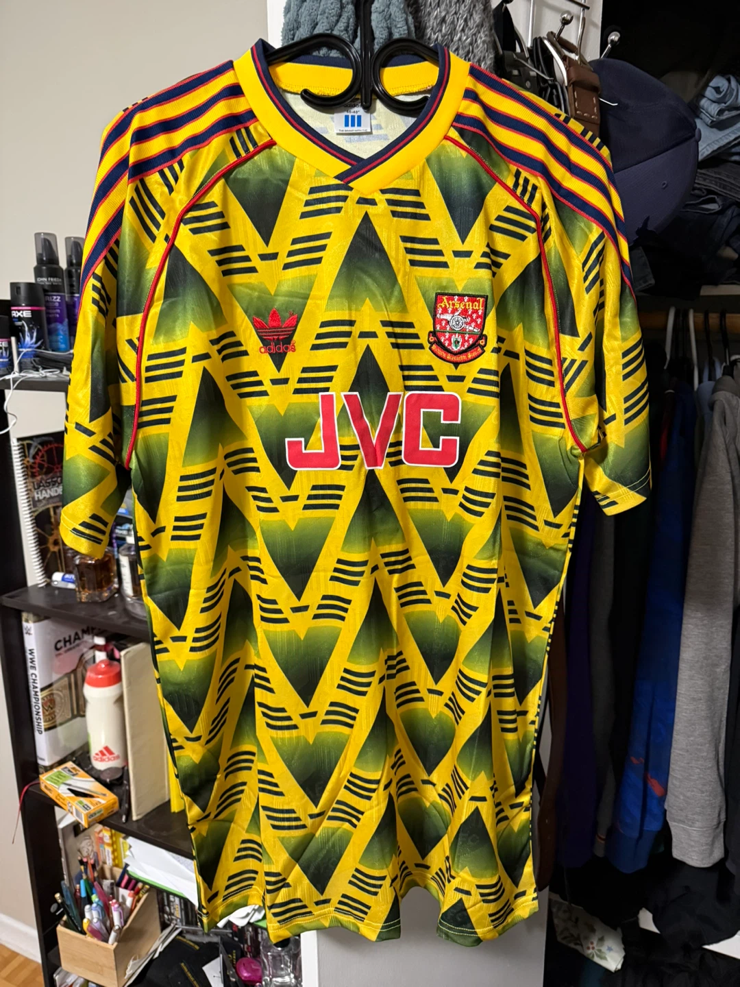 Adidas Arsenal 1991-93 Away Jersey XL