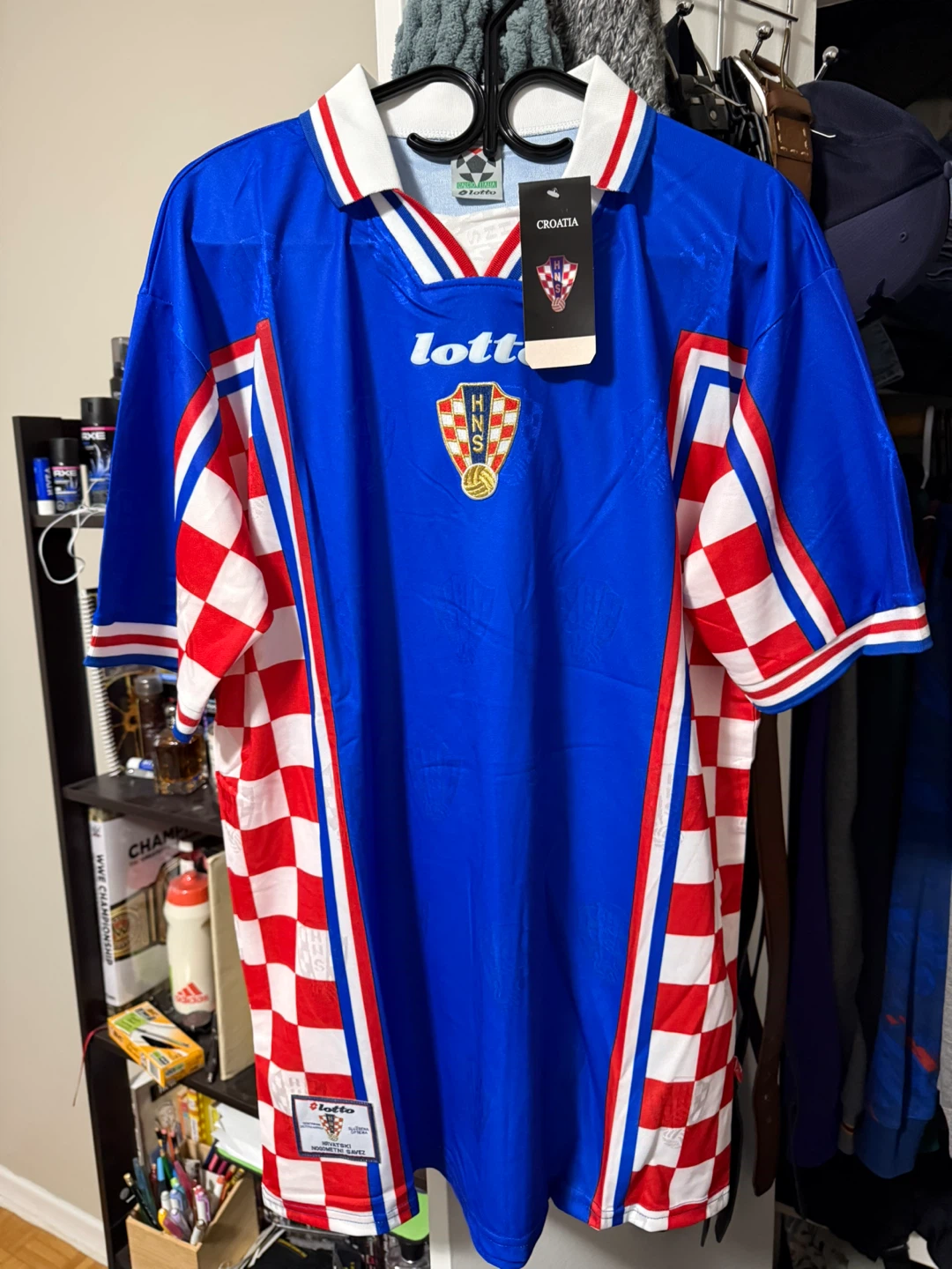 Croatia Retro Soccer Jersey XL