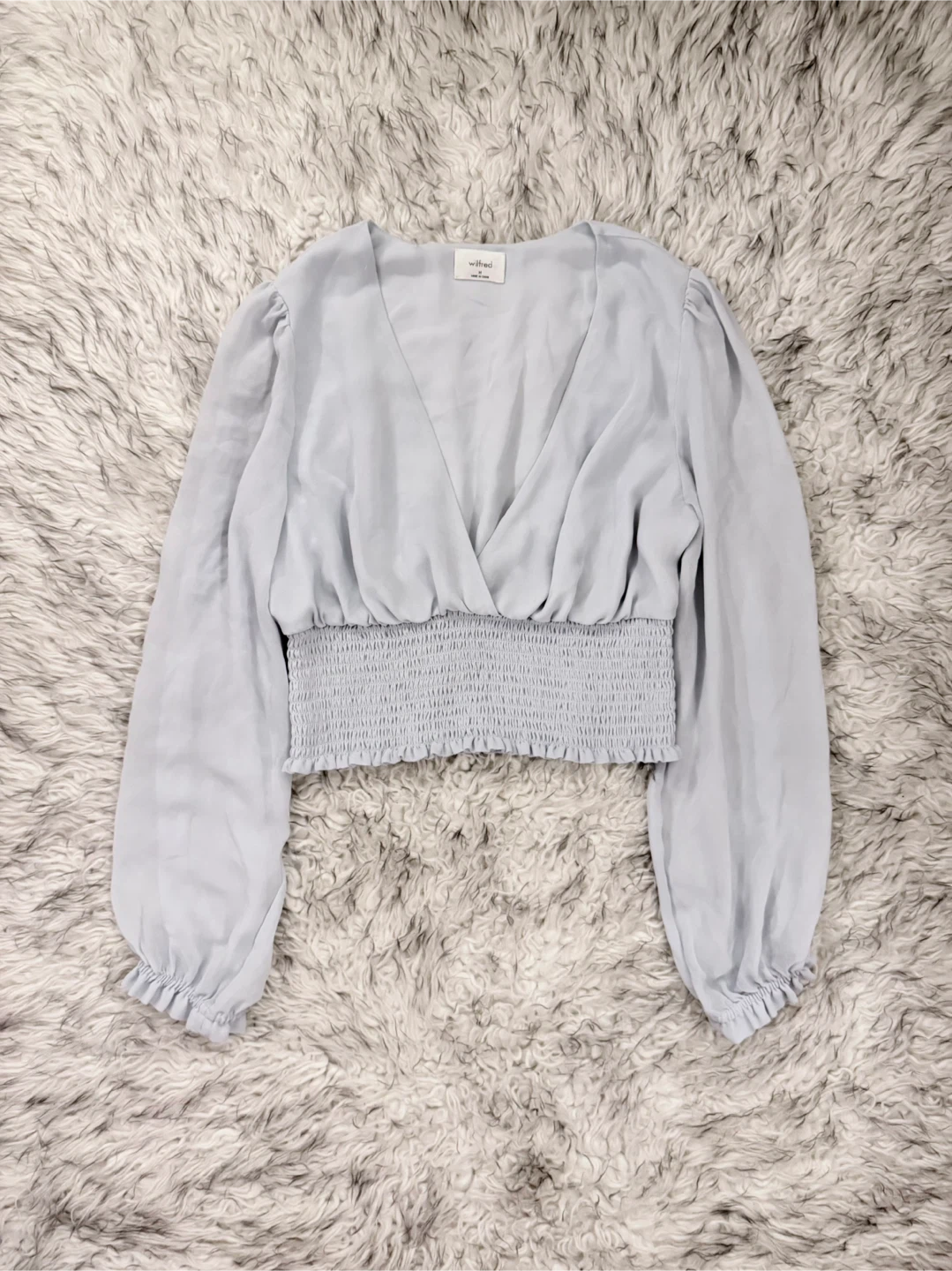 Wilfred ‘Wistful’ Blouse - Frozen Grey