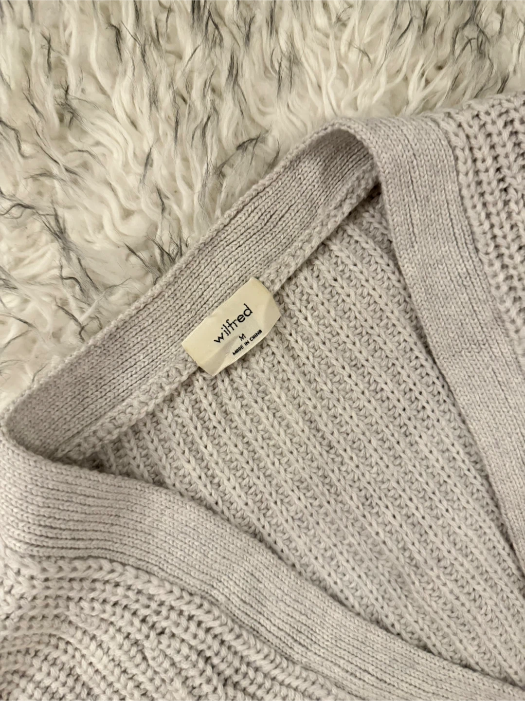 Wilfred ‘Cortado’ Cardigan - Heather Chrome - photo 3