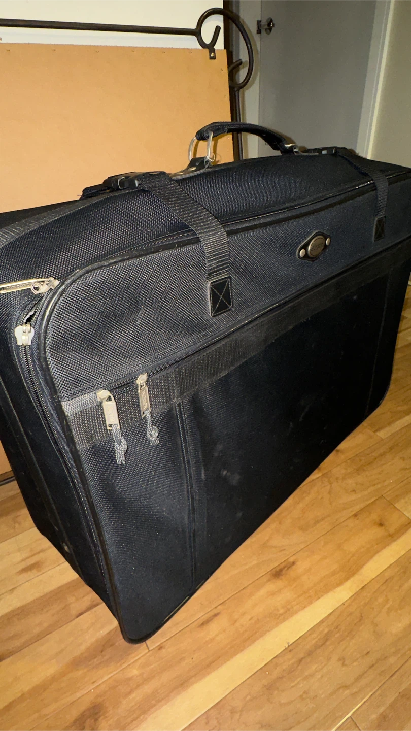 Buxton Black Wheeled Suitcase