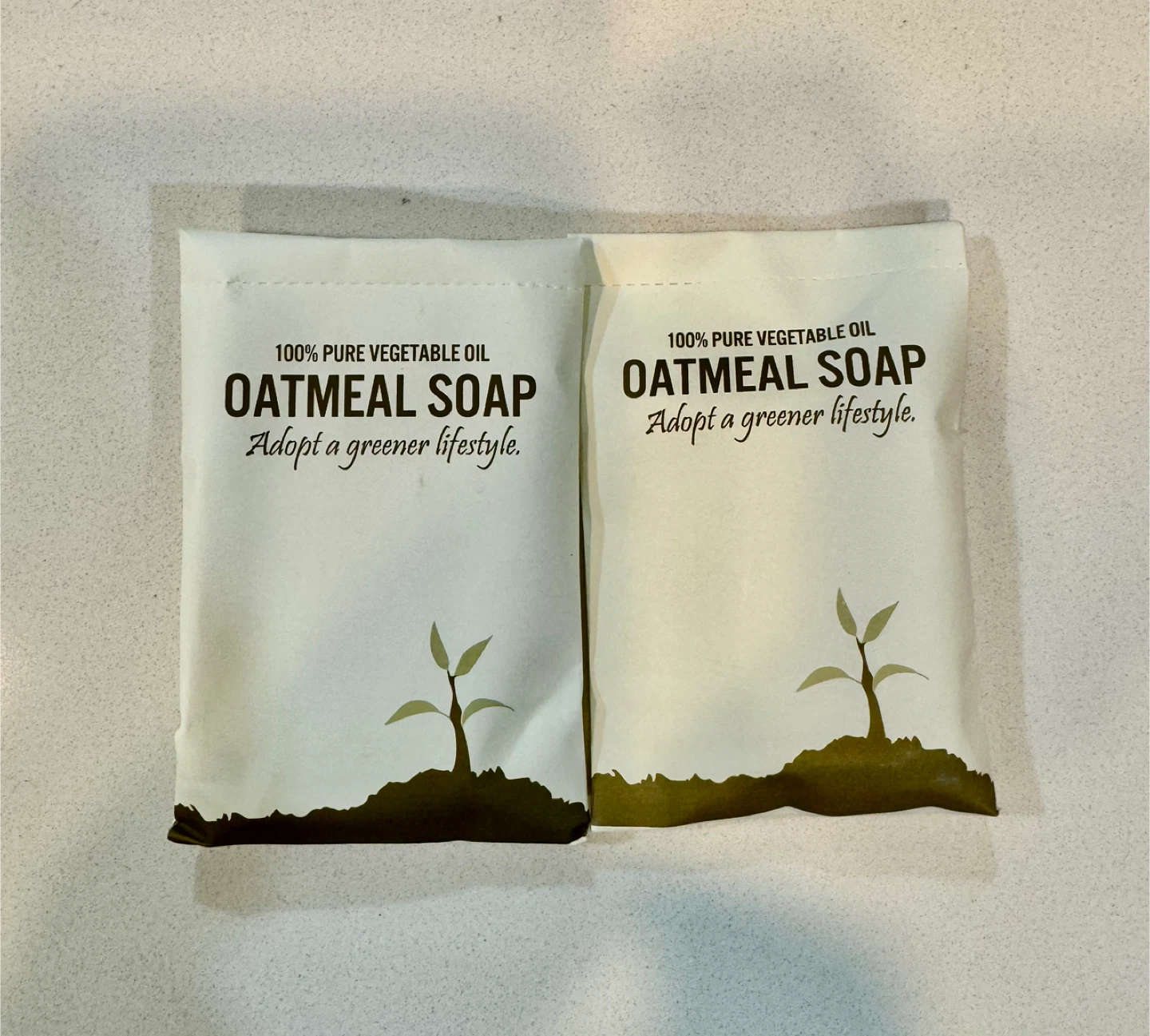 2 Pieces Set_Oatmeal Soap 20g_100% Pure Vegetable Oil_NWT
