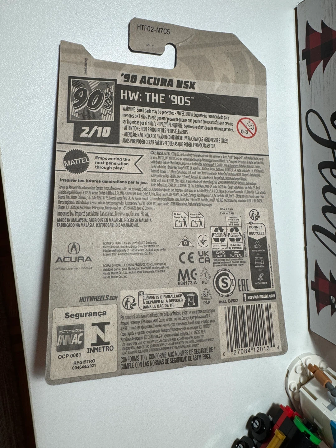 Hot Wheels '90 Acura ERROR - photo 4