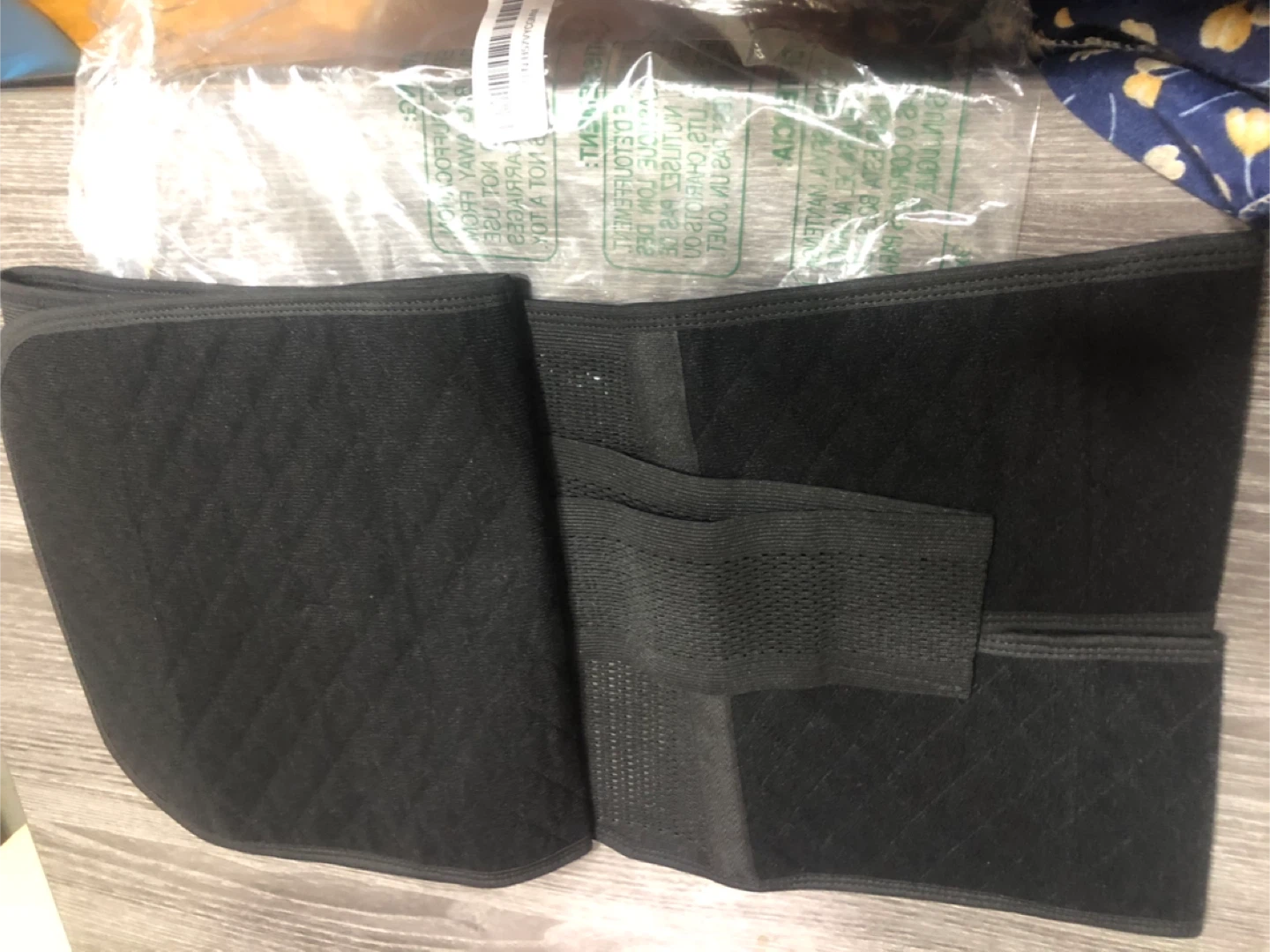 NEW-Black Waist Trainer Belt-Medium