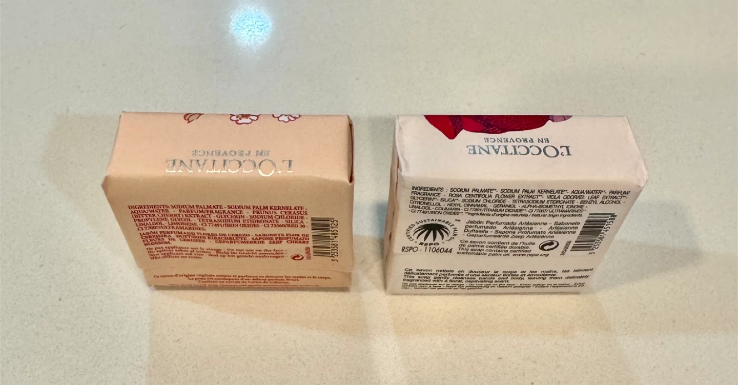 2 Pieces_L'Occitane Cherry Blossom & Arlésienne Perfumed Soaps - photo 4