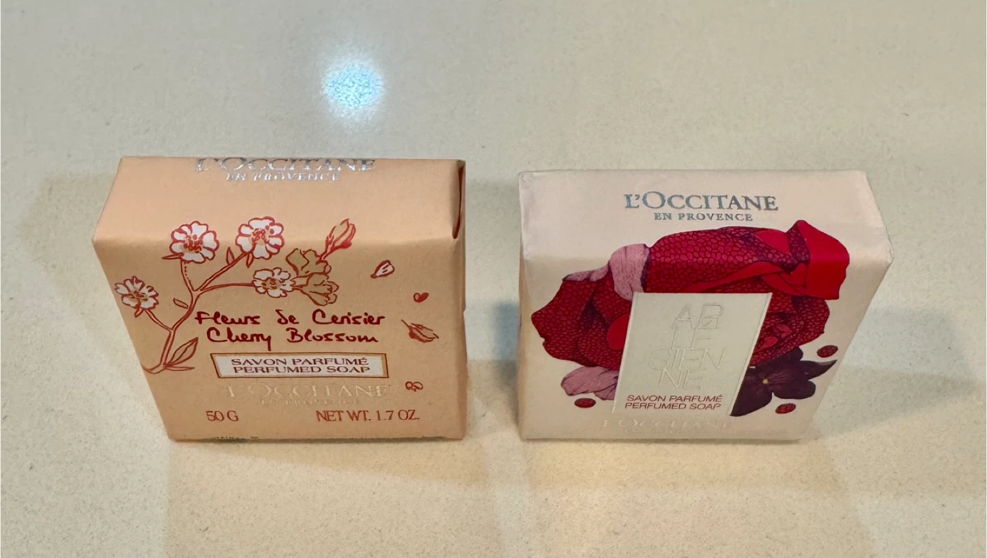 2 Pieces_L'Occitane Cherry Blossom & Arlésienne Perfumed Soaps - photo 3