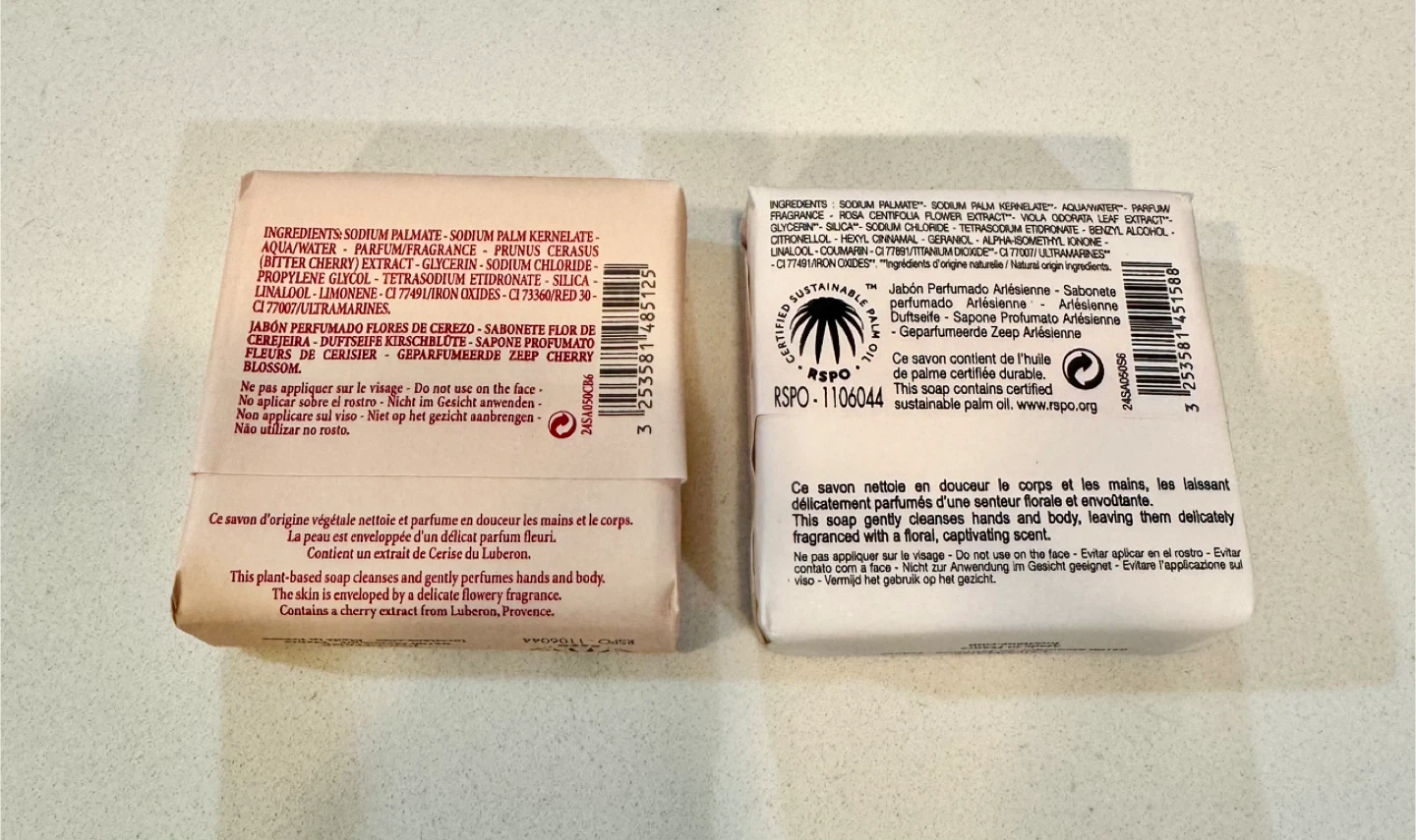 2 Pieces_L'Occitane Cherry Blossom & Arlésienne Perfumed Soaps - photo 2