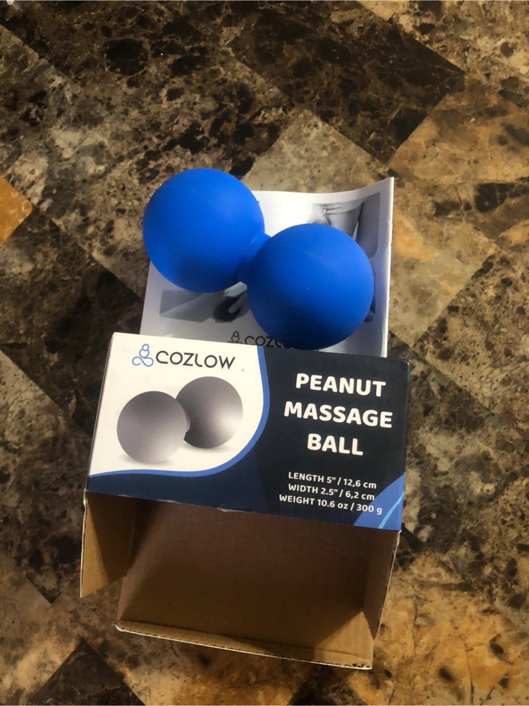 Cozlow Peanut Massage Ball - Cobalt Blue - photo 4