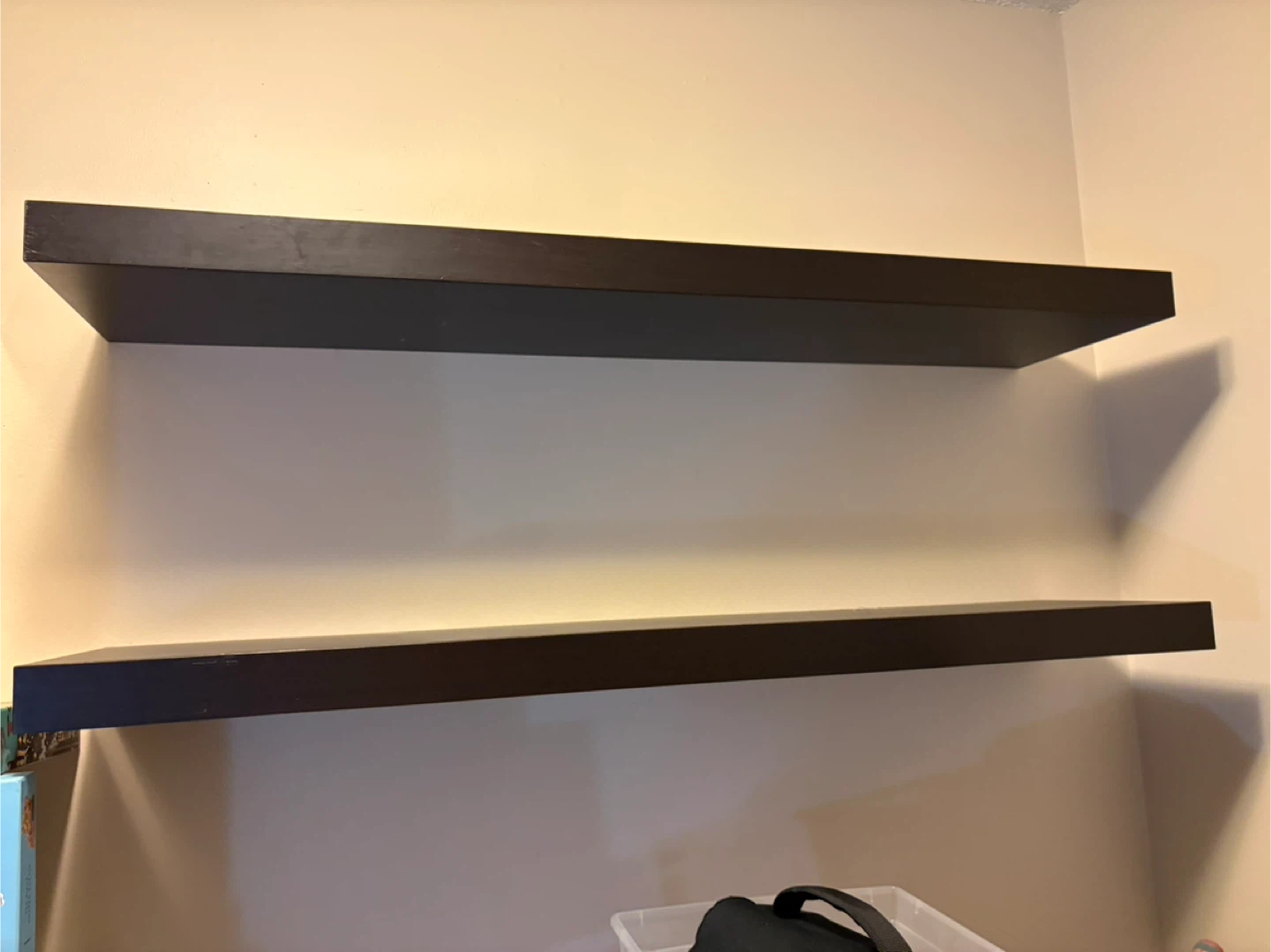 Ikea Floating Wall Shelves - Dark Brown - photo 2