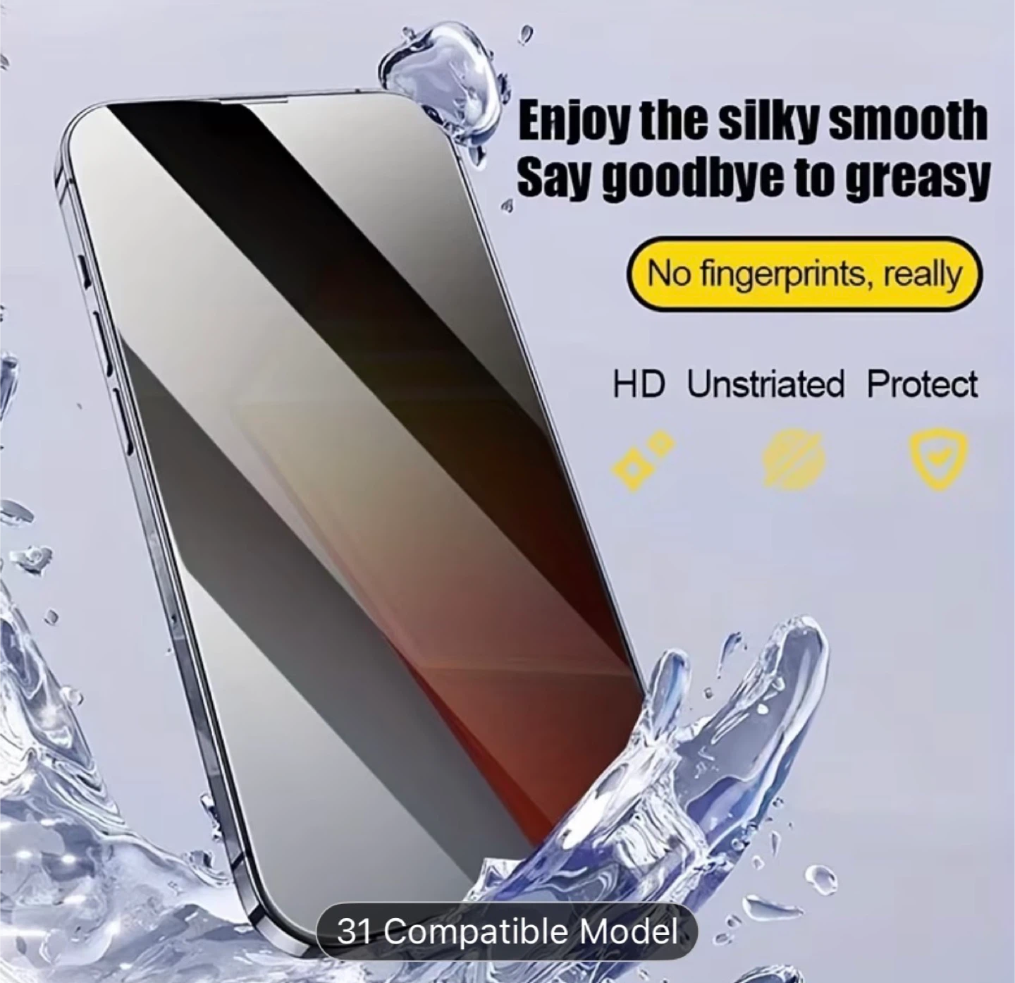Privacy Anti-Peeping Glass Screen Protector - photo 3