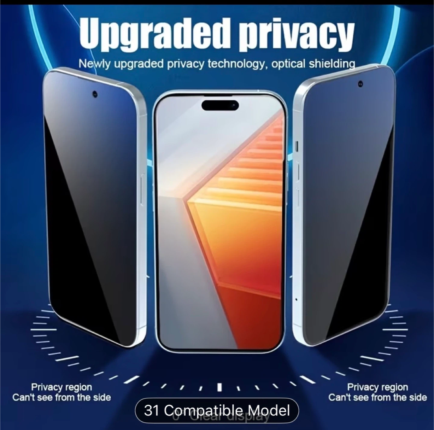 Privacy Anti-Peeping Glass Screen Protector - photo 2