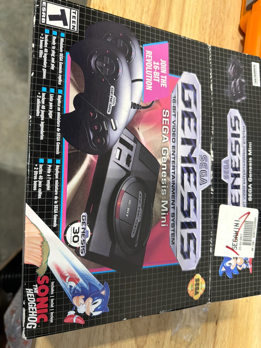 Sega Genesis Mini 16-Bit Video Game System
