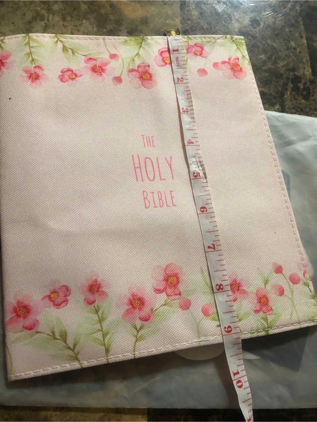 The Holy Bible Cover Pink Floral-NEW - photo 5