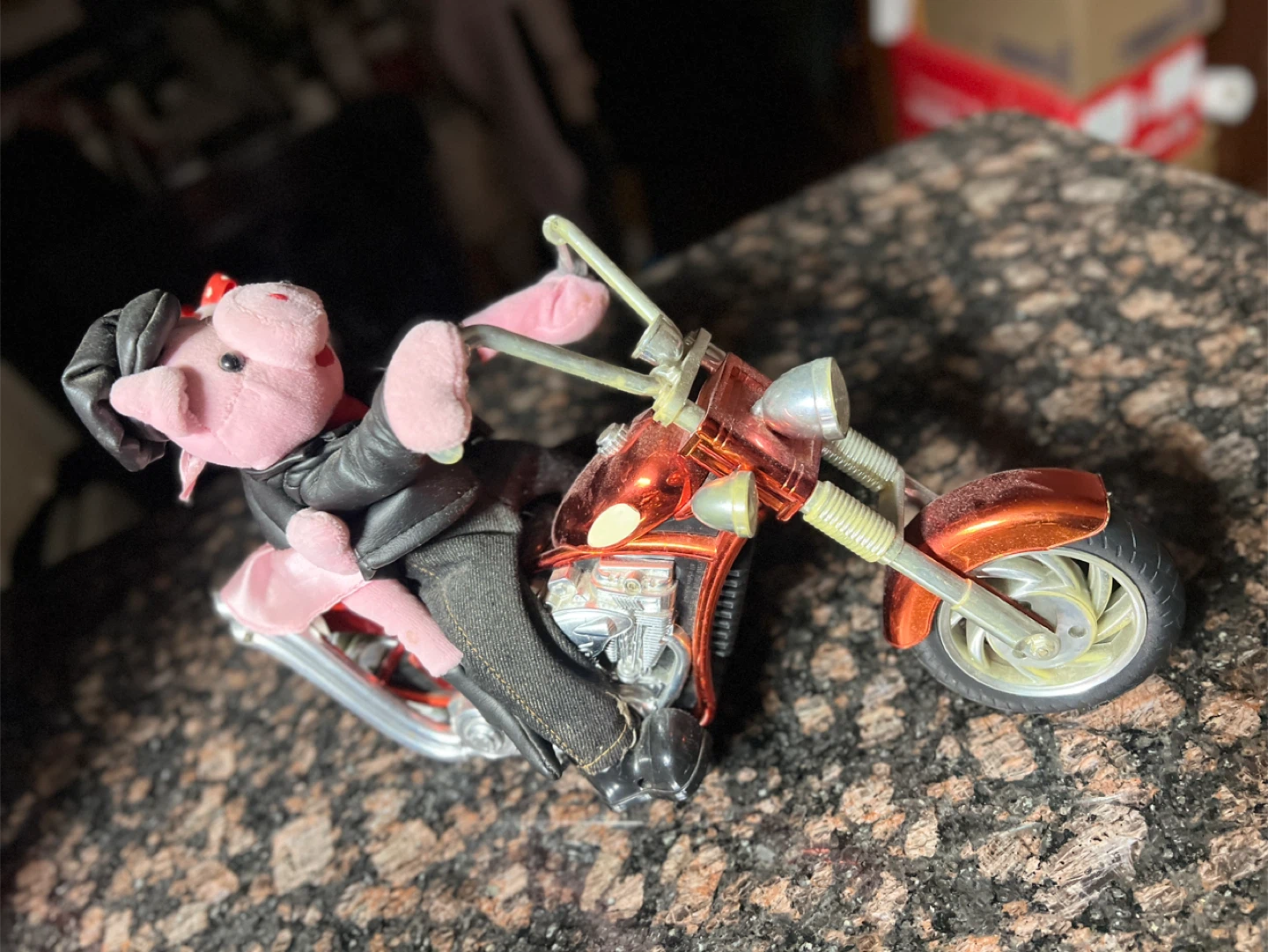 Vintage “Born to be wild” light up musical animated motorcycle - photo 4