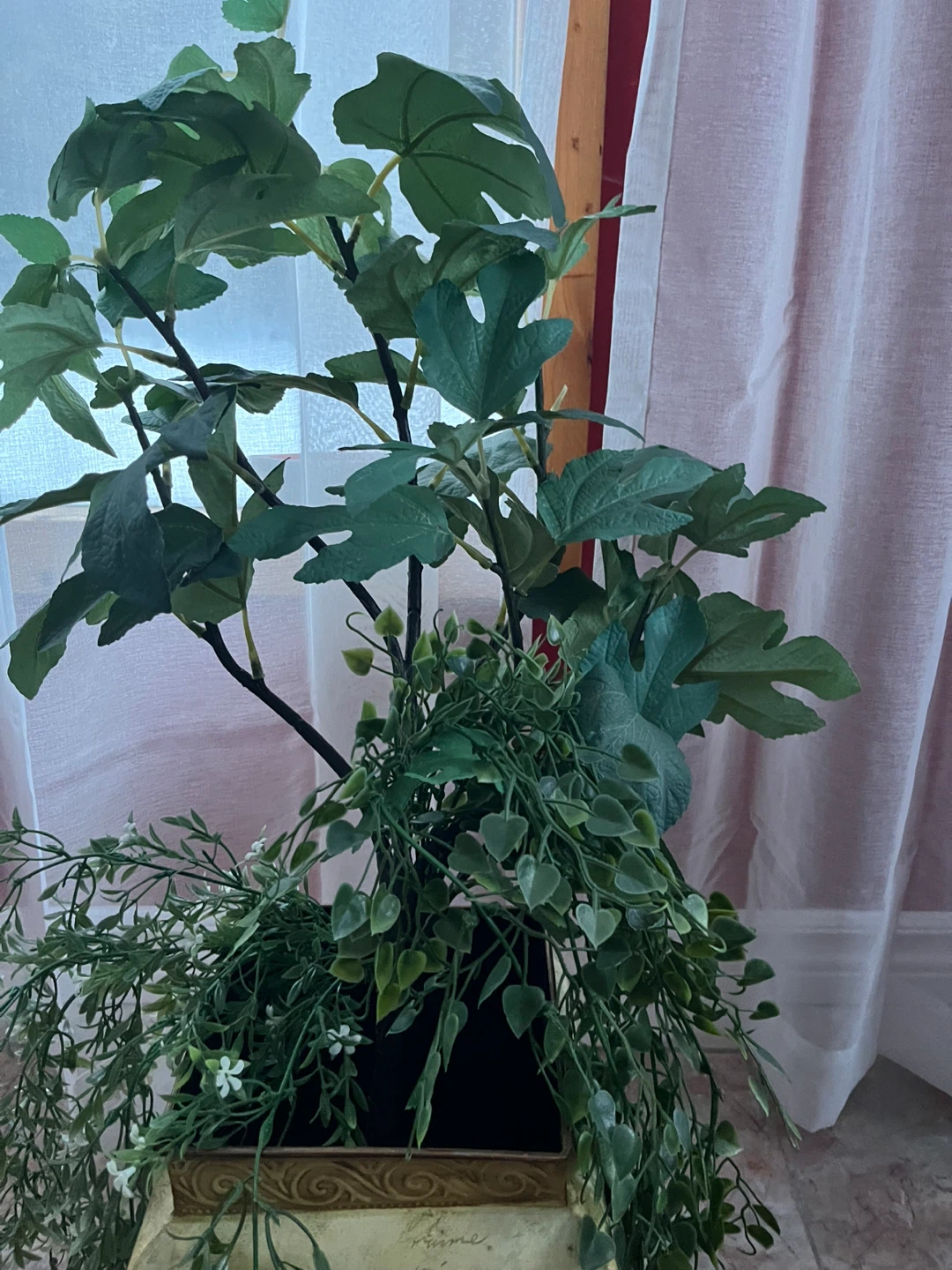 Decorative fake Floral Planter - photo 3