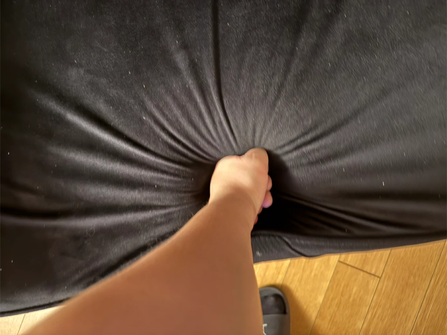 Black Velvet Sofa Bed obo - photo 4