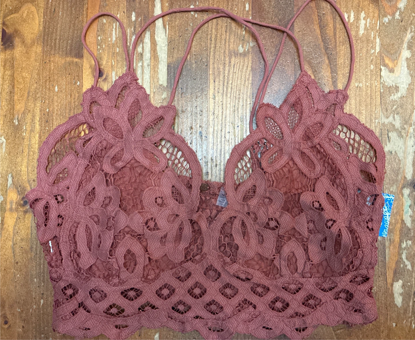 New Free People Intimately Copper Bralette/Halter top Size M