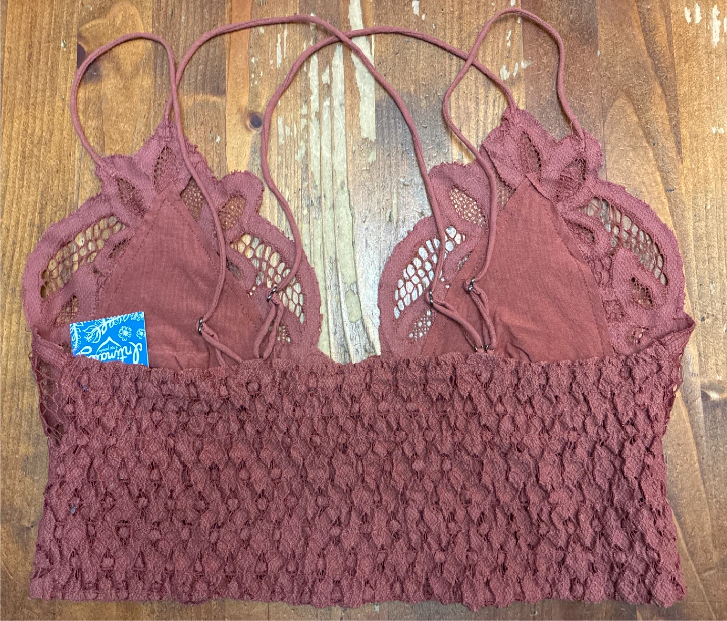 New Free People Intimately Copper Bralette/Halter top Size M - photo 3