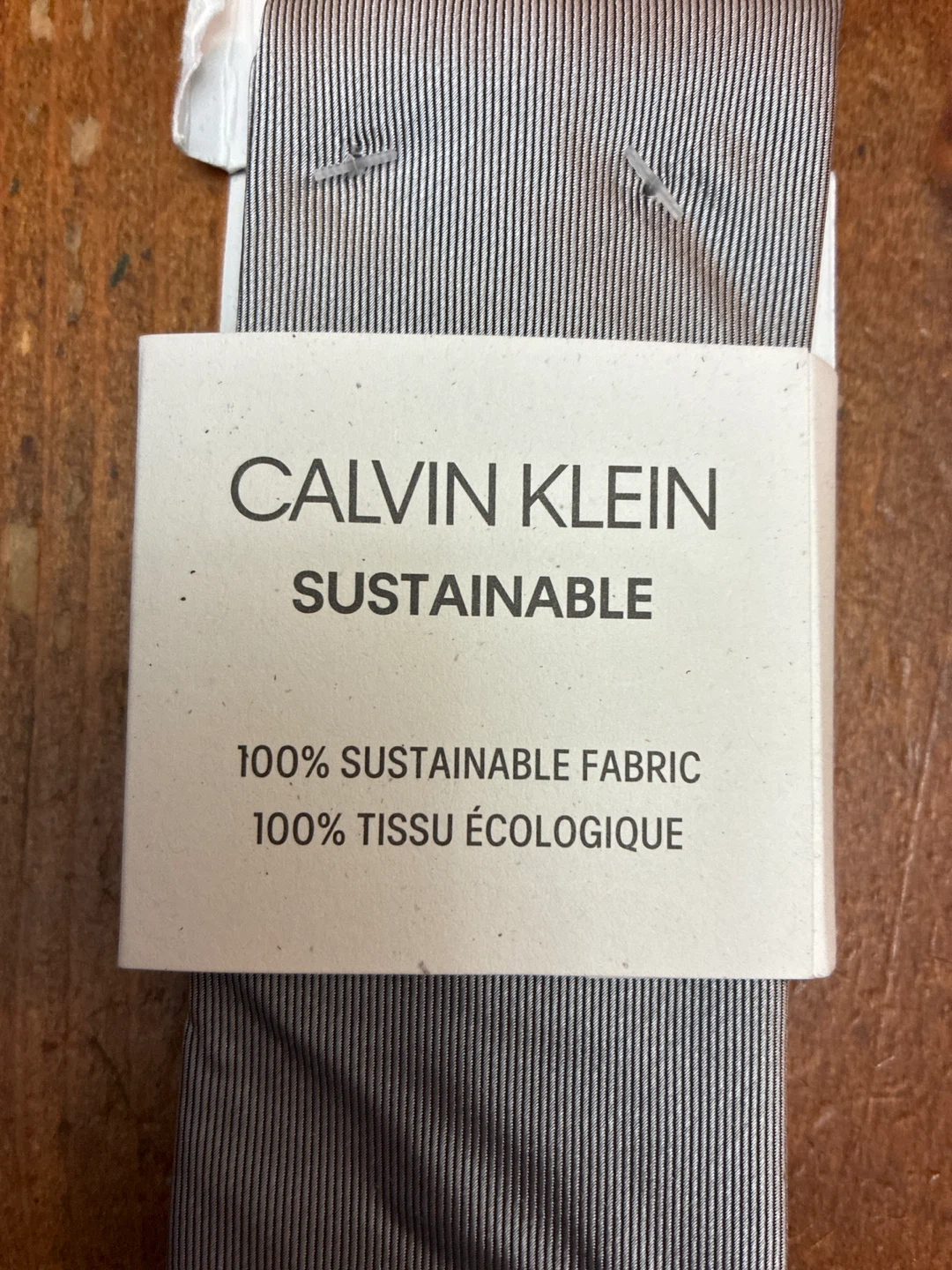 New Calvin Klein Sustainable Tie-Silver Gray - photo 2