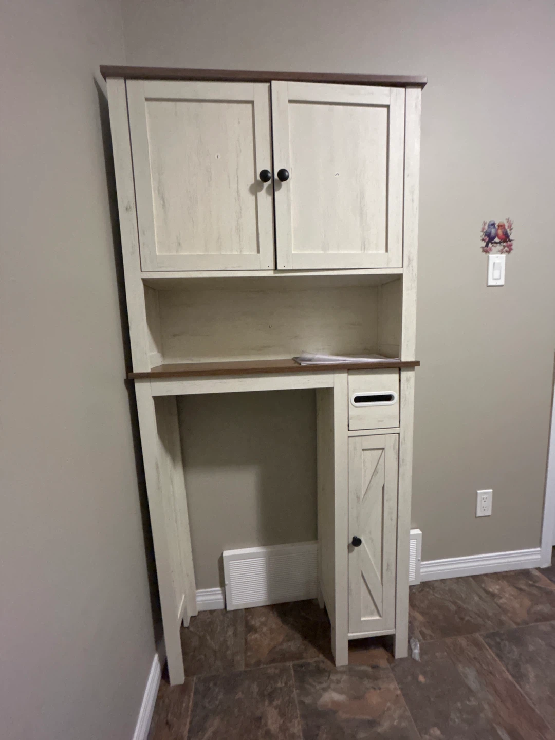 Washroom organizer