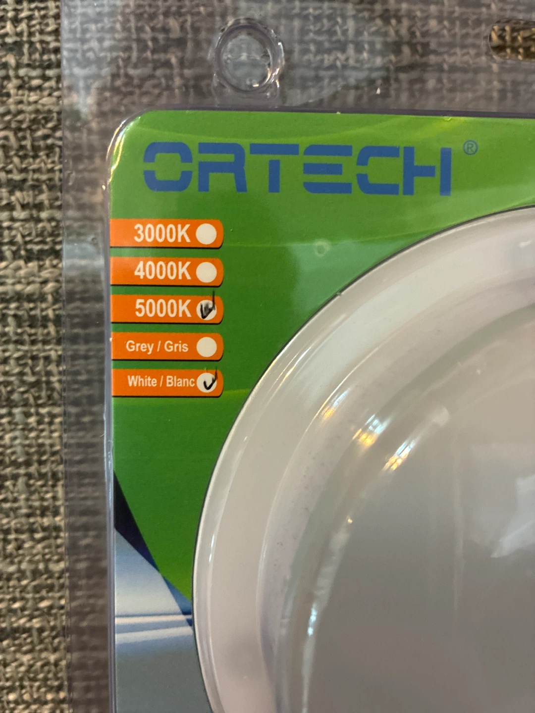 New Ortech 9W LED Flush Mount Light White - photo 3