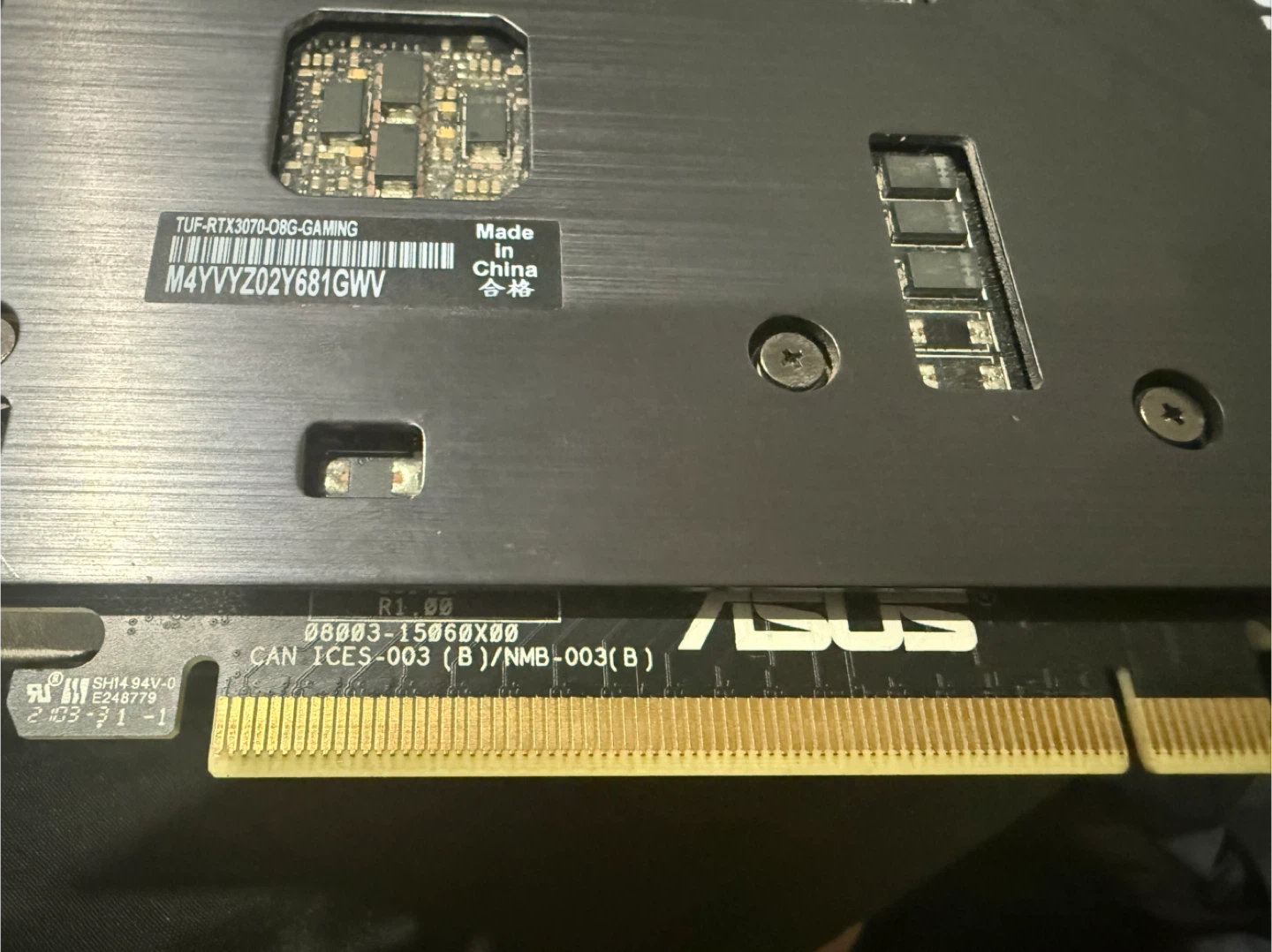 ASUS TUF RTX 3070 Graphics Card - photo 4