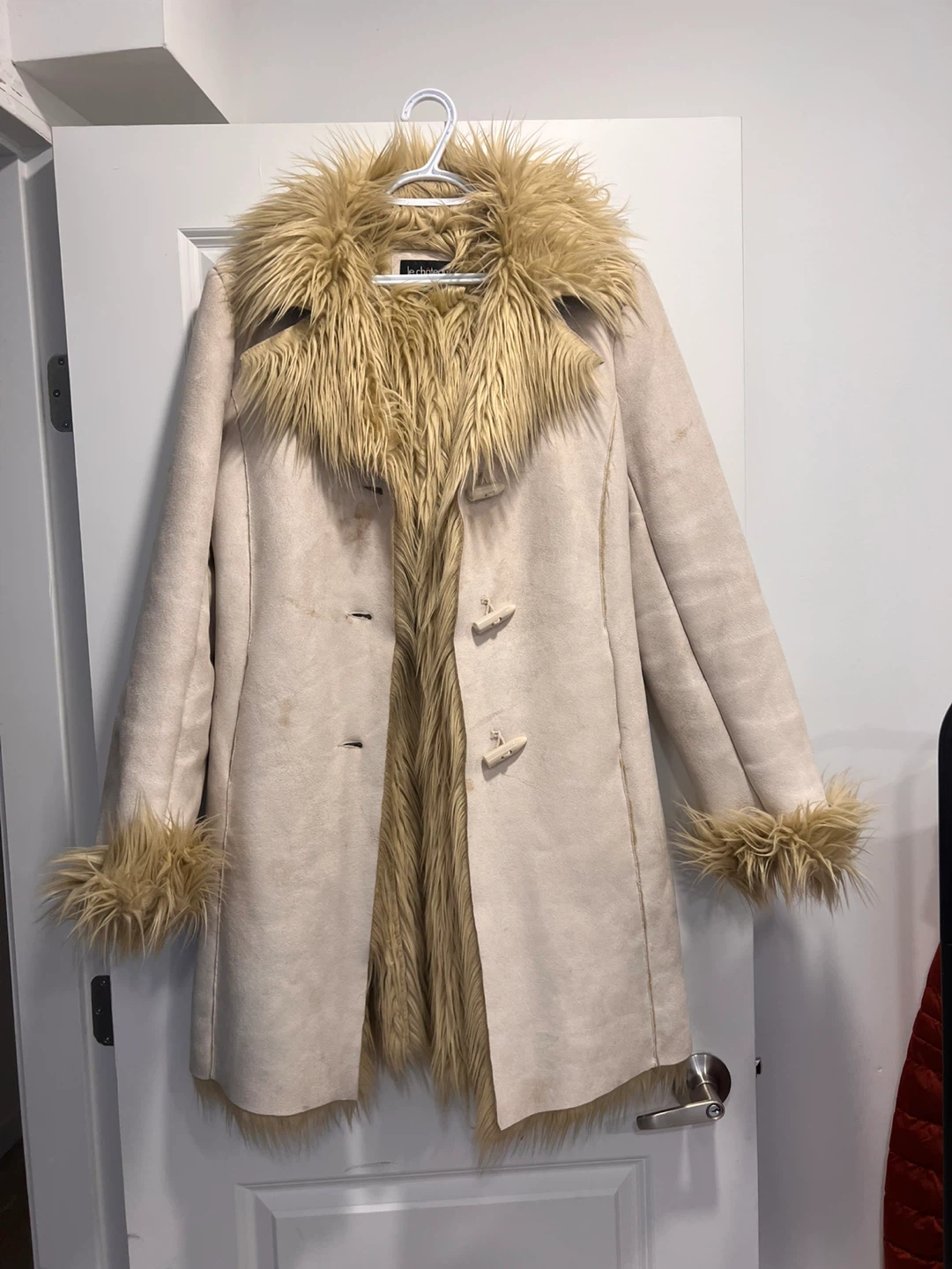 Le Chateau Faux Fur Coat - Size L