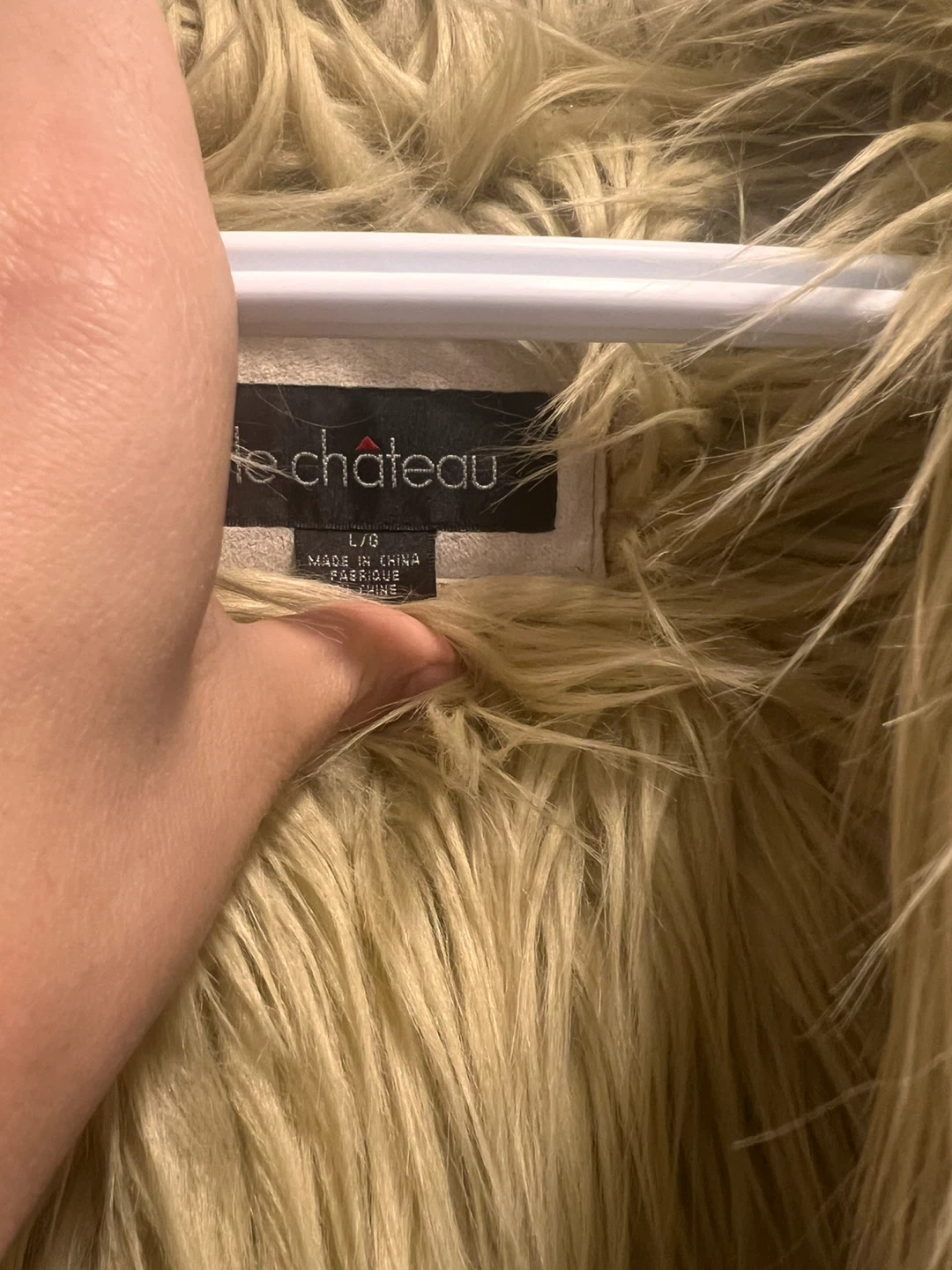 Le Chateau Faux Fur Coat - Size L - photo 2