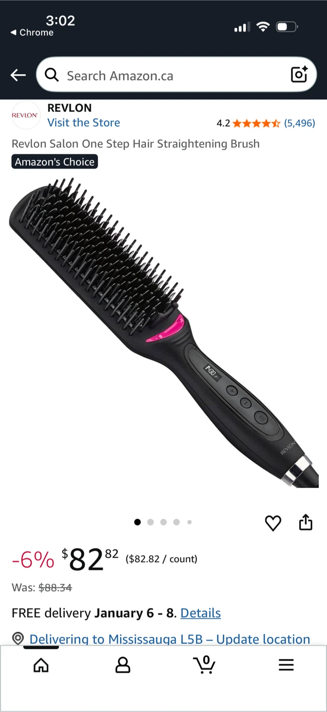 Revlon Salon One-Step Hair Straightening Brush - photo 3