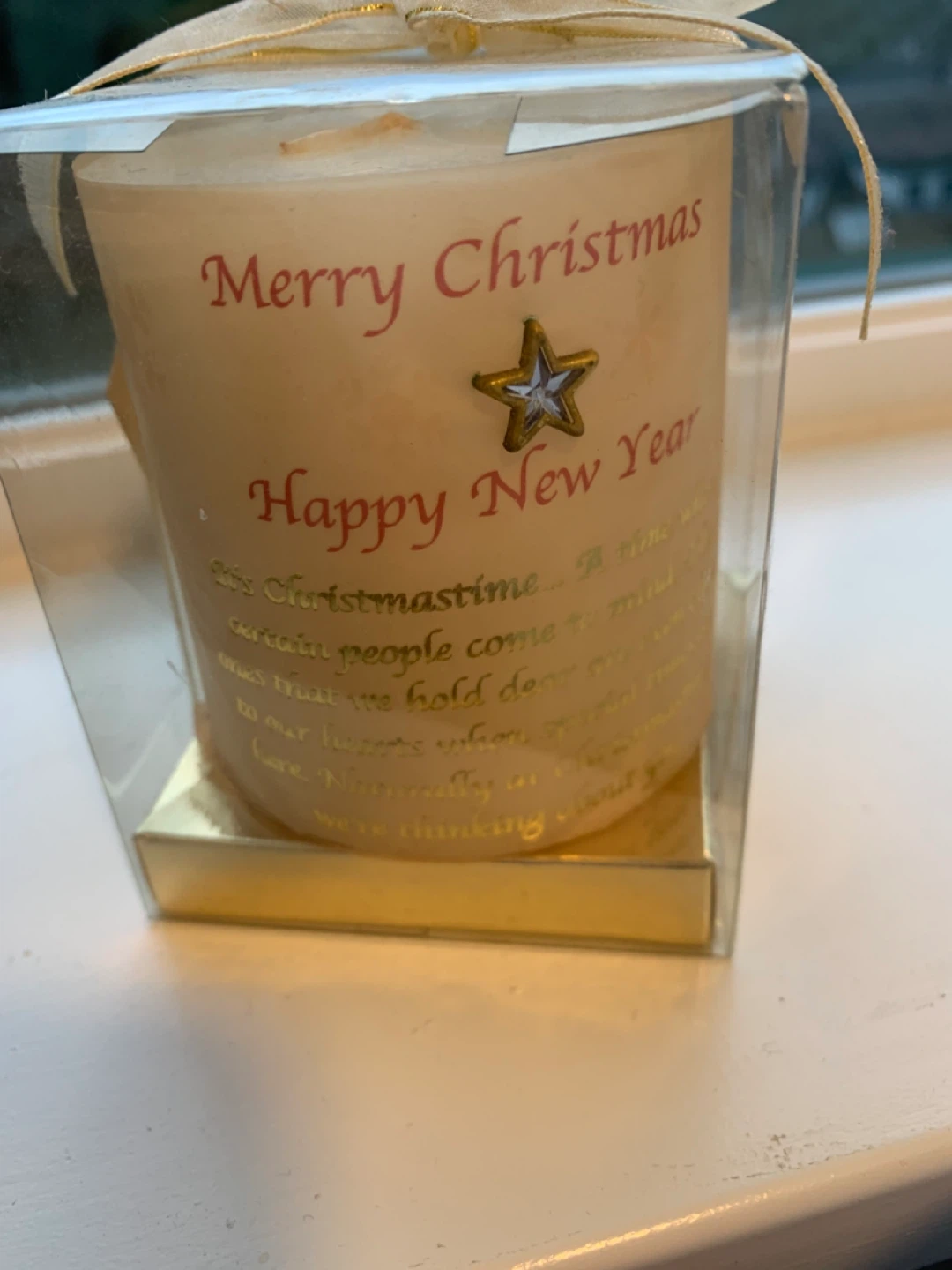 Christmas Candle in Gift Box
