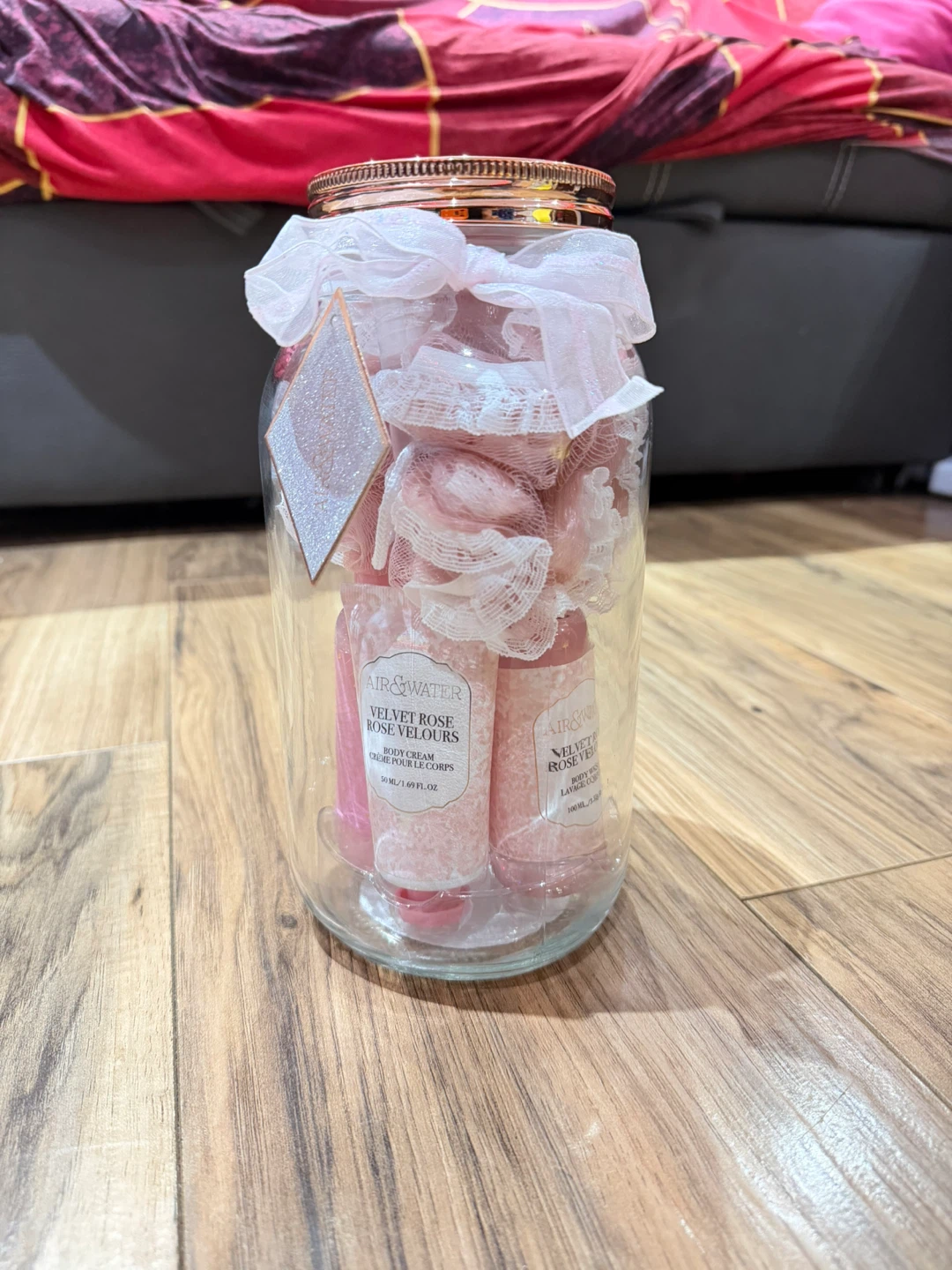 Air & Water Velvet Rose Body Scrub Set