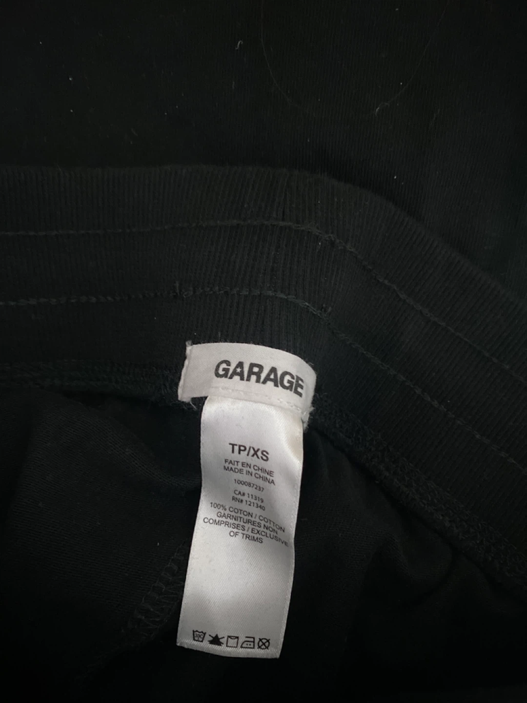Garage Black Pants - Size XS - photo 2