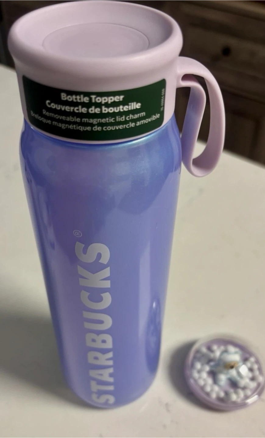 Starbucks Bottle Topper with Bear Charm - photo 3