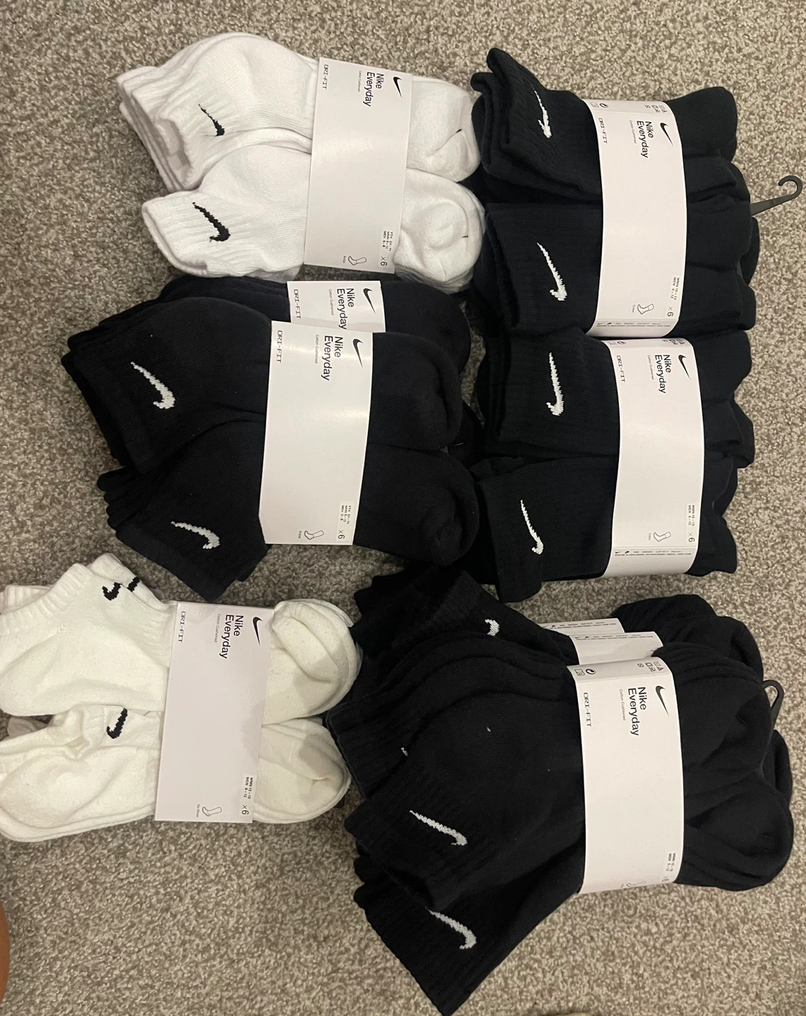 Socks Bundle: Nike, Adidas, LCKR