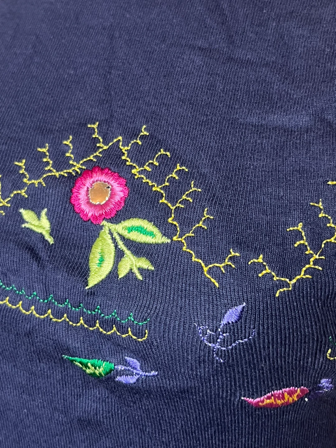 Urban Life Blue Embroidered T-Shirt - Size S - photo 3