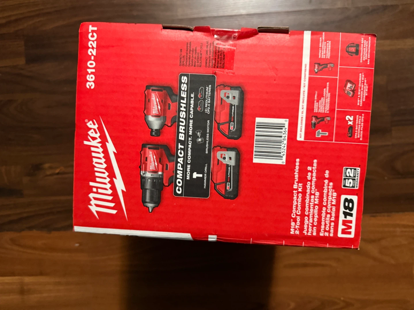 Milwaukee M18 Compact Brushless 2-Tool Combo Kit - photo 2